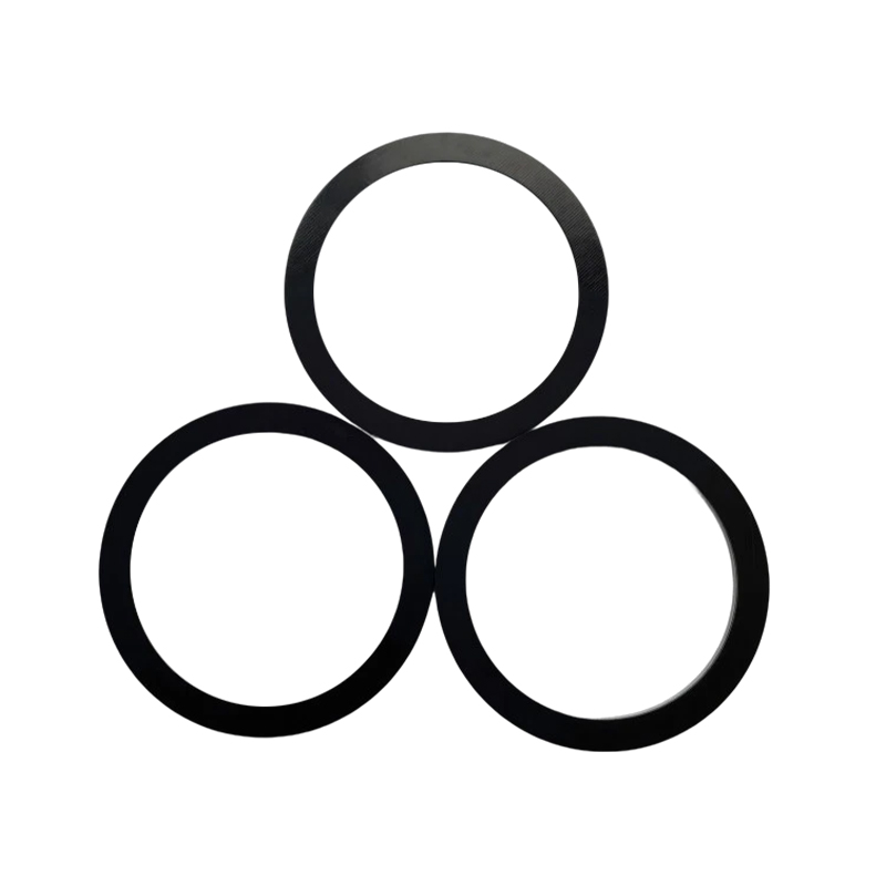 How does the magnetic encoder ring achieve high-precision position detection?